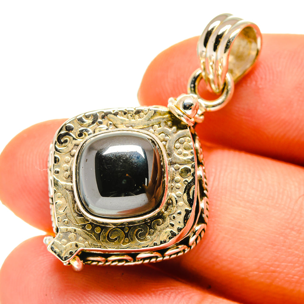 Hematite Pendants handcrafted by Ana Silver Co - PD760330