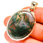 Green Moss Agate Pendants handcrafted by Ana Silver Co - PD760337