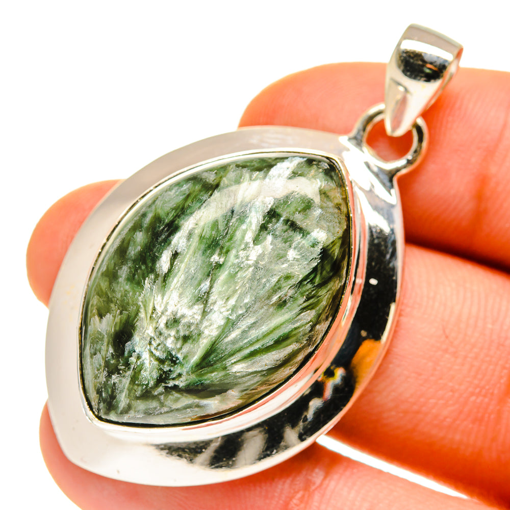 Seraphinite Pendants handcrafted by Ana Silver Co - PD760349