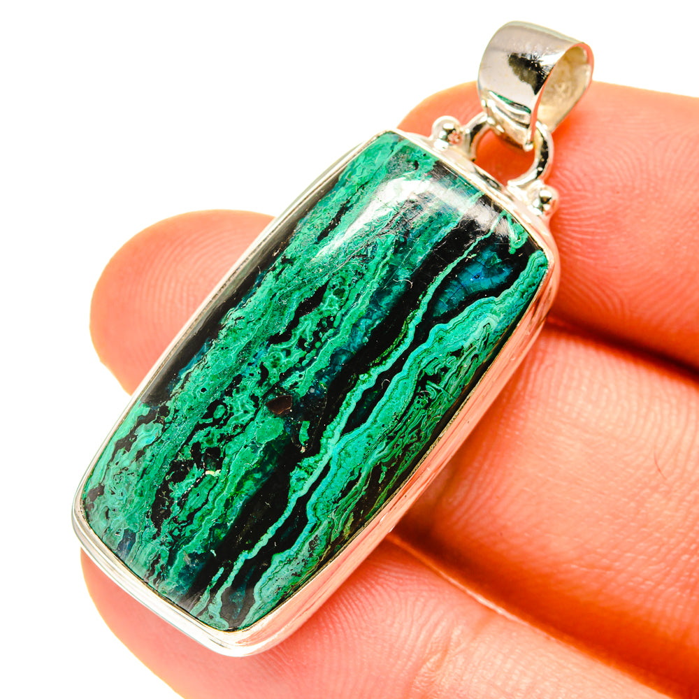 Chrysocolla Pendants handcrafted by Ana Silver Co - PD760355