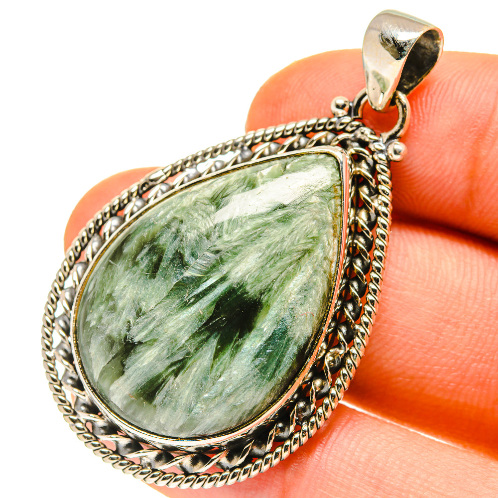 Seraphinite Pendants handcrafted by Ana Silver Co - PD760381