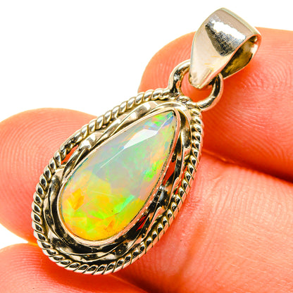 Ethiopian Opal Pendants handcrafted by Ana Silver Co - PD760382