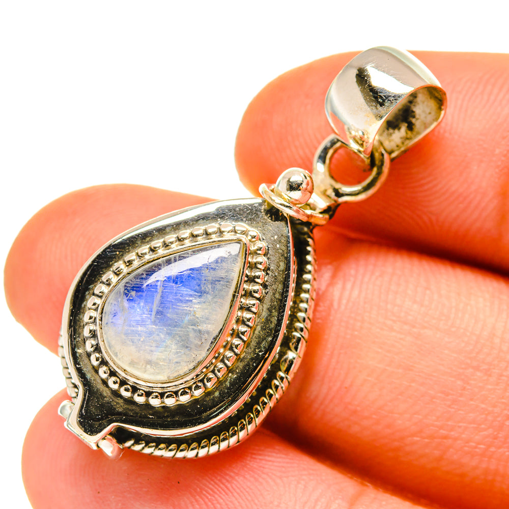 Rainbow Moonstone Pendants handcrafted by Ana Silver Co - PD760386