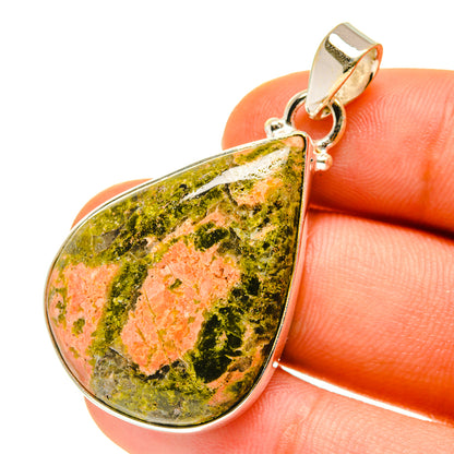 Unakite Pendants handcrafted by Ana Silver Co - PD760393