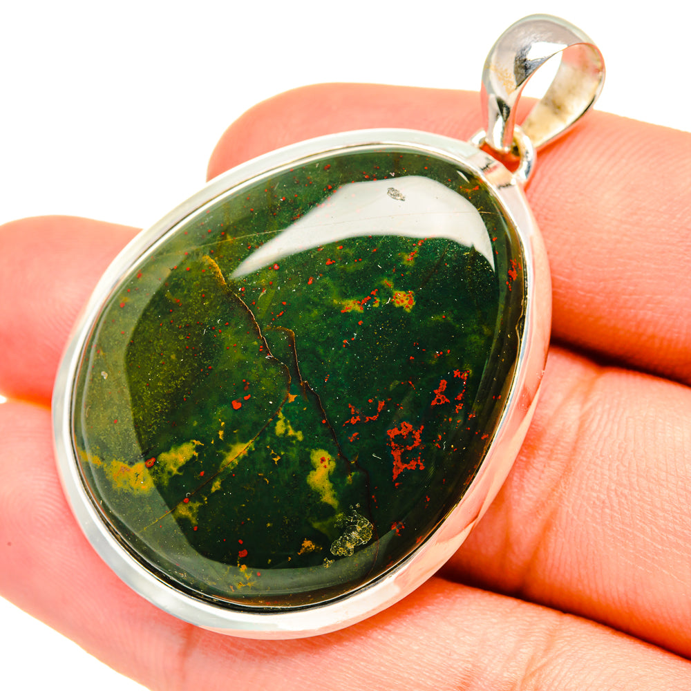 Bloodstone Pendants handcrafted by Ana Silver Co - PD7604