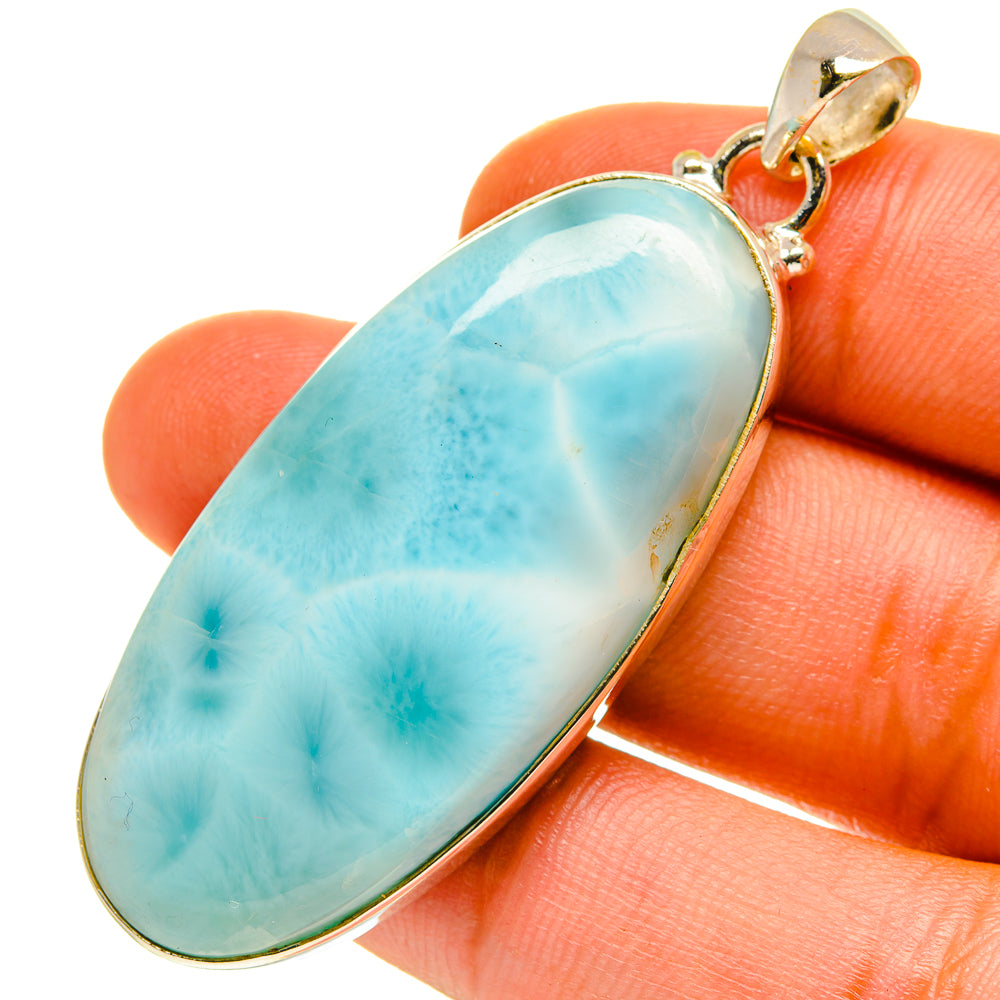 Larimar Pendants handcrafted by Ana Silver Co - PD760401