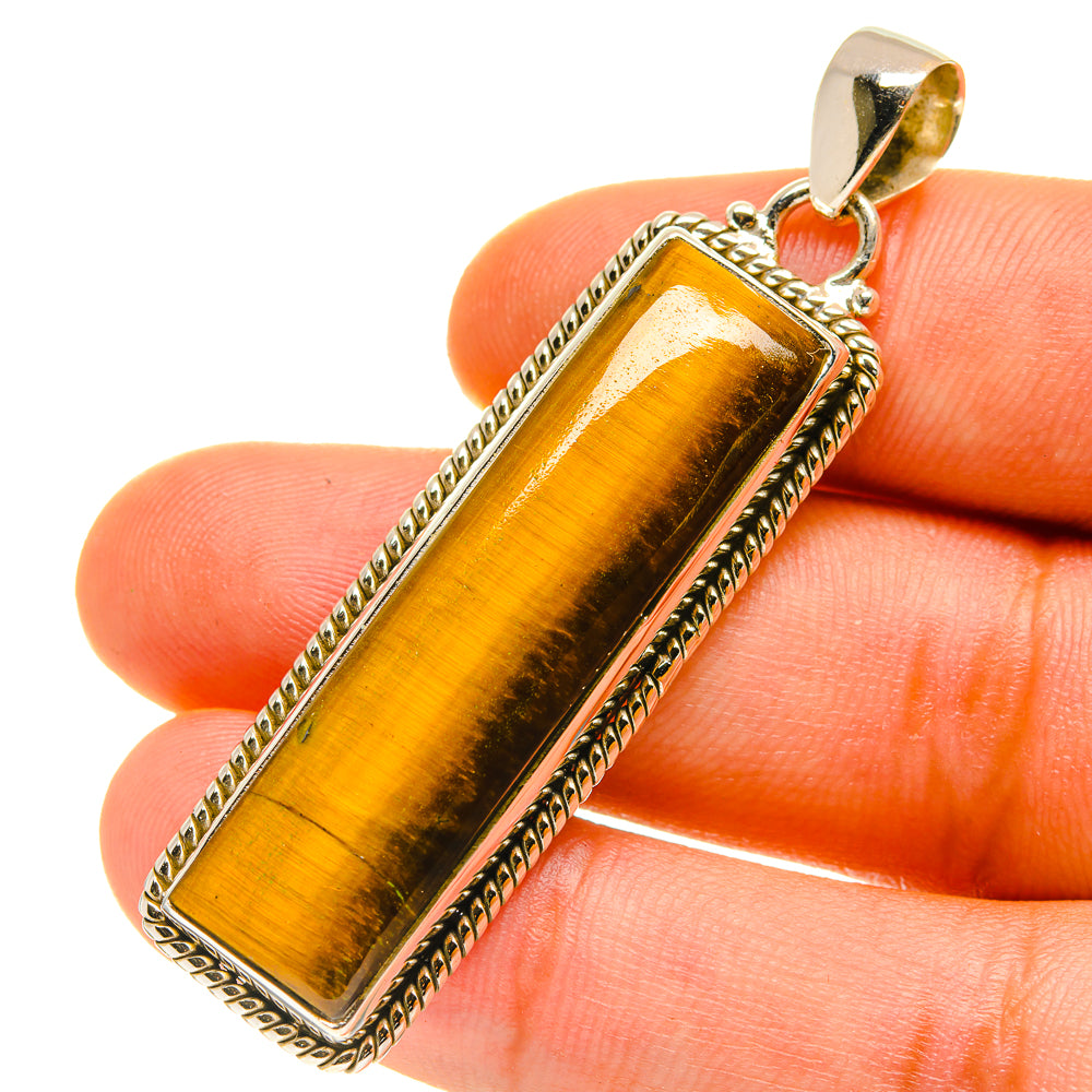 Tiger Eye Pendants handcrafted by Ana Silver Co - PD760402