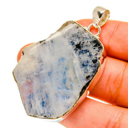 Rainbow Moonstone Pendants handcrafted by Ana Silver Co - PD760404