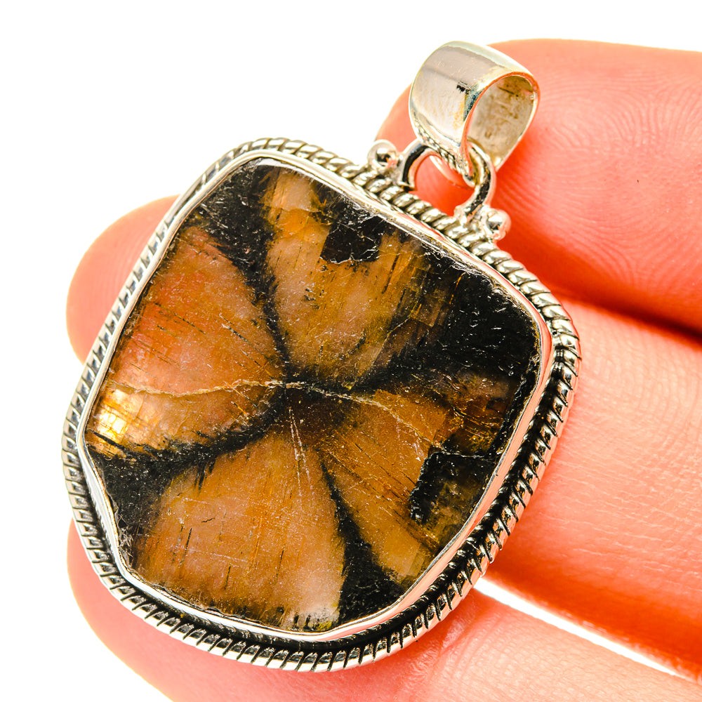 Chiastolite Pendants handcrafted by Ana Silver Co - PD760412