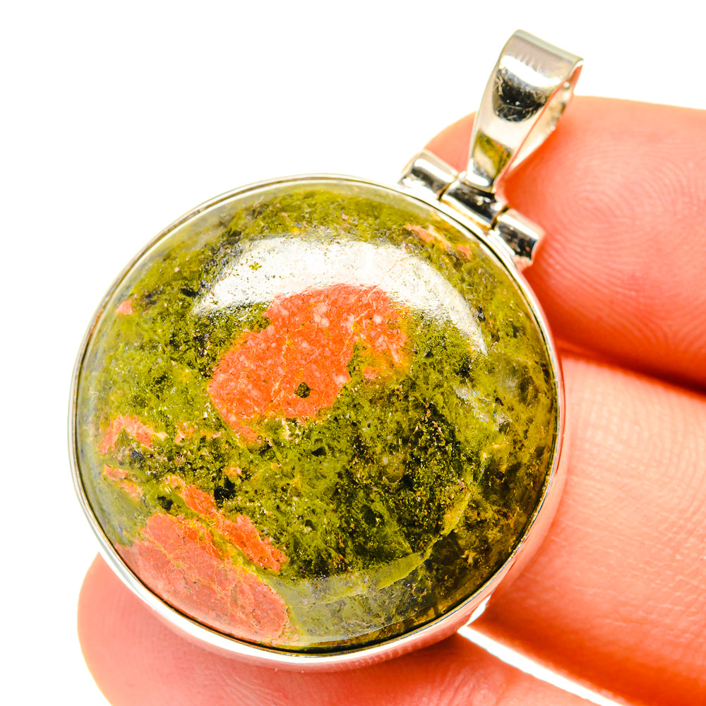 Unakite Pendants handcrafted by Ana Silver Co - PD760416
