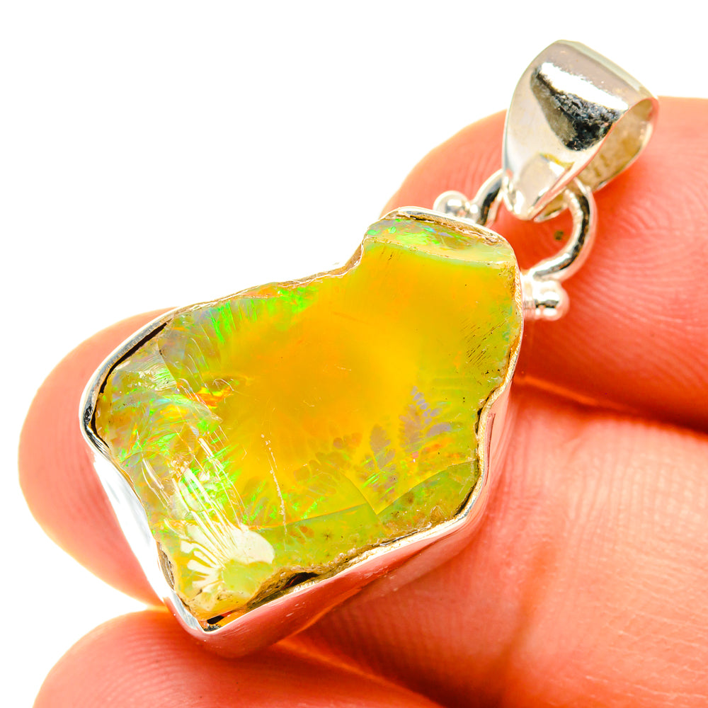 Ethiopian Opal Pendants handcrafted by Ana Silver Co - PD760418