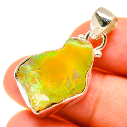 Ethiopian Opal Pendants handcrafted by Ana Silver Co - PD760418