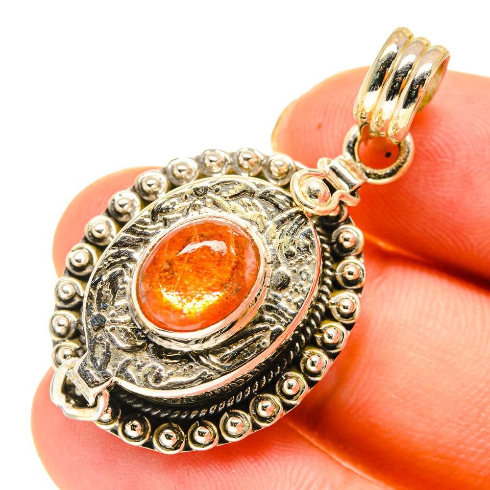 Sunstone Pendants handcrafted by Ana Silver Co - PD760419