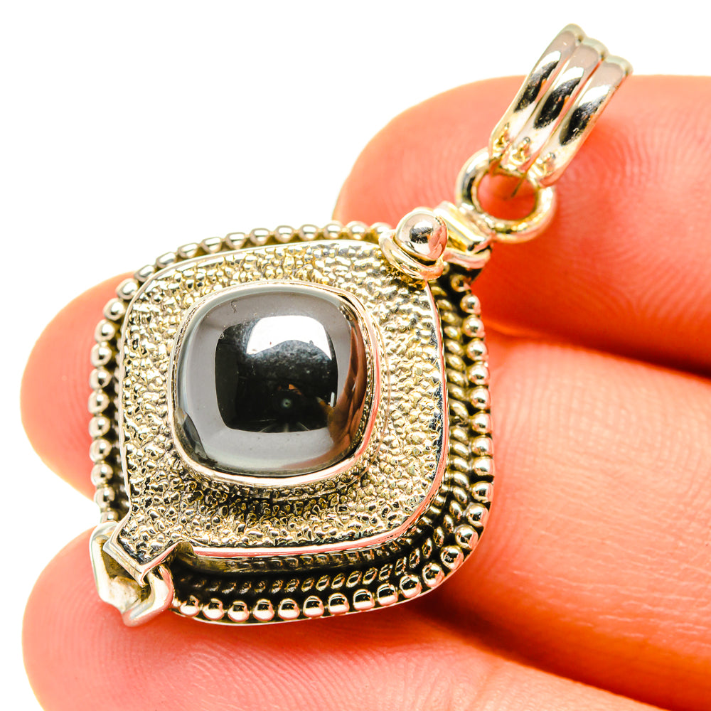 Hematite Pendants handcrafted by Ana Silver Co - PD760432