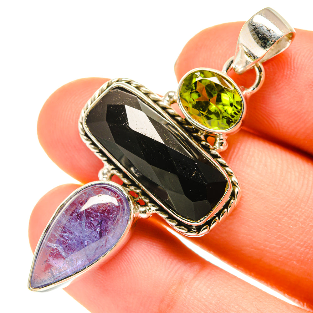 Black Onyx Pendants handcrafted by Ana Silver Co - PD760435