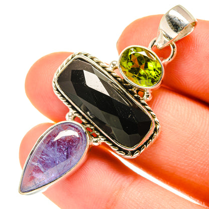 Black Onyx Pendants handcrafted by Ana Silver Co - PD760435