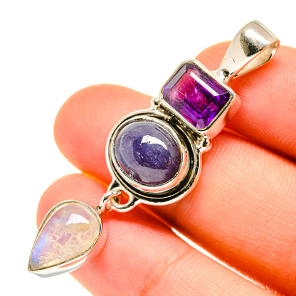 Tanzanite Pendants handcrafted by Ana Silver Co - PD760440