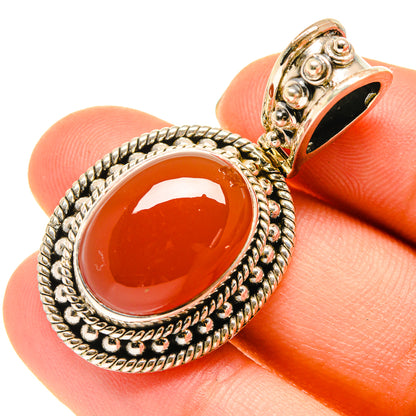 Carnelian Pendants handcrafted by Ana Silver Co - PD760445