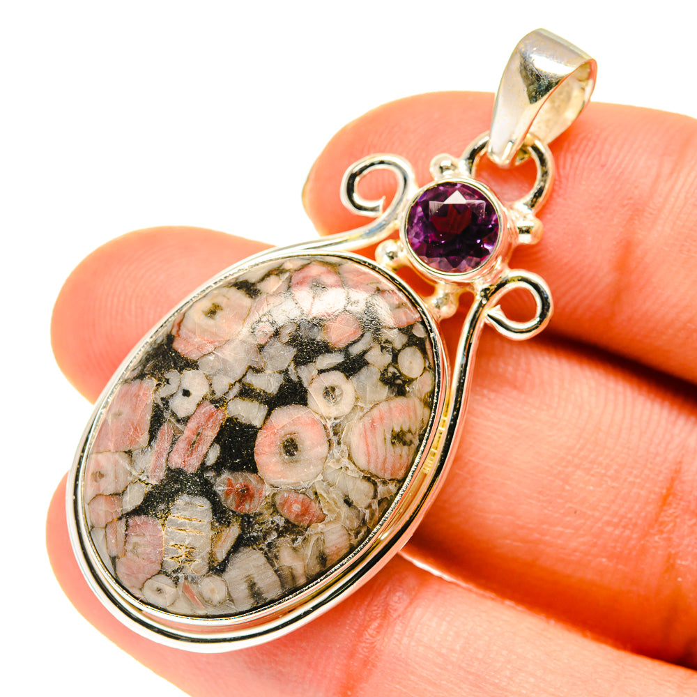 Crinoid Fossil Pendants handcrafted by Ana Silver Co - PD760452