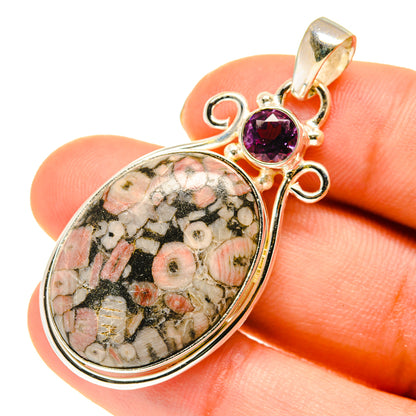 Crinoid Fossil Pendants handcrafted by Ana Silver Co - PD760452