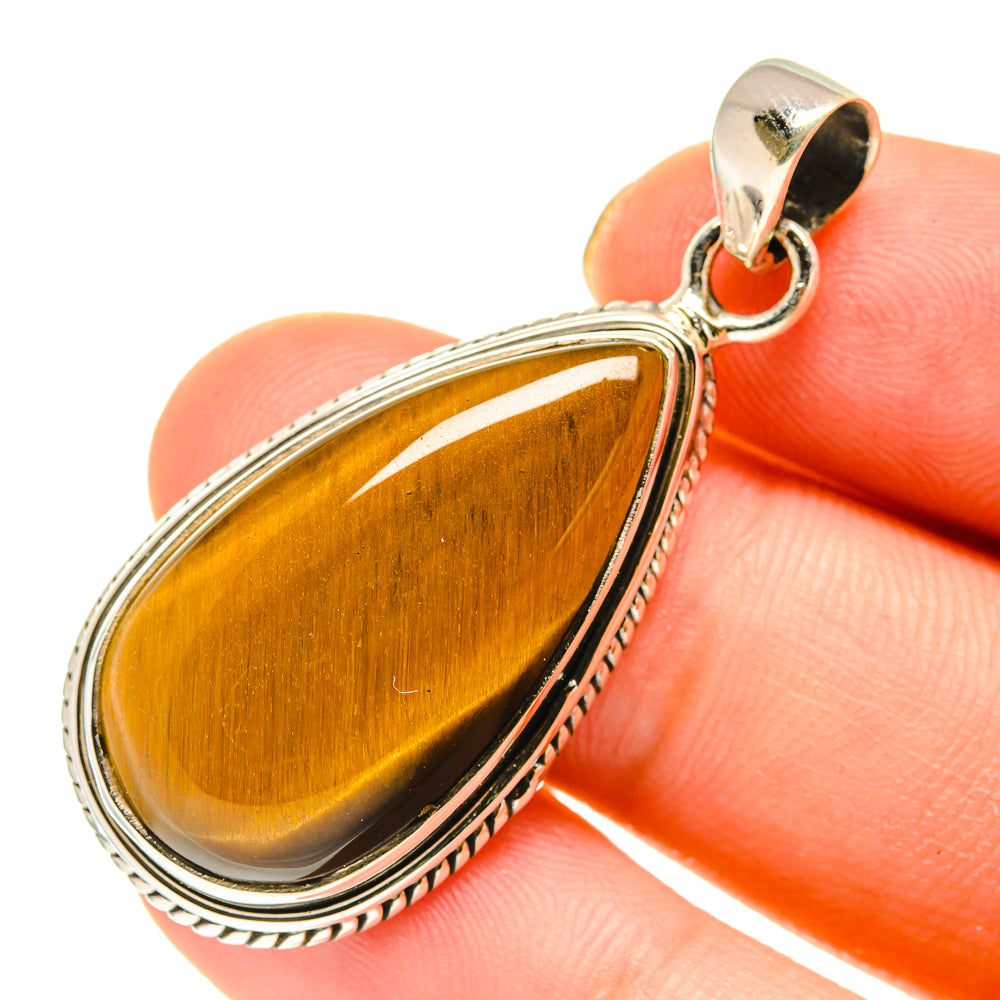 Tiger Eye Pendants handcrafted by Ana Silver Co - PD760456