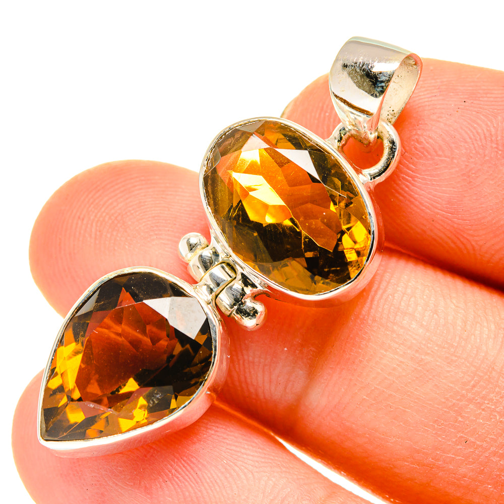 Citrine Pendants handcrafted by Ana Silver Co - PD760457