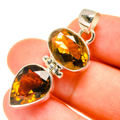 Citrine Pendants handcrafted by Ana Silver Co - PD760457