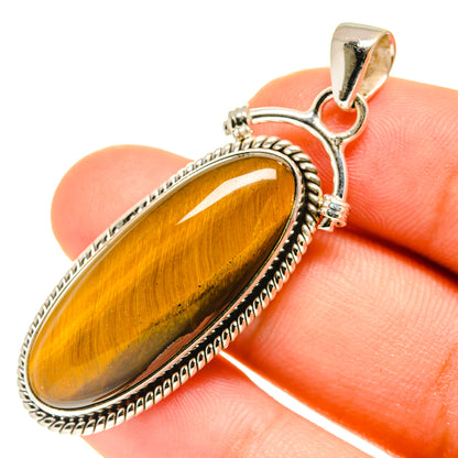 Tiger Eye Pendants handcrafted by Ana Silver Co - PD760460