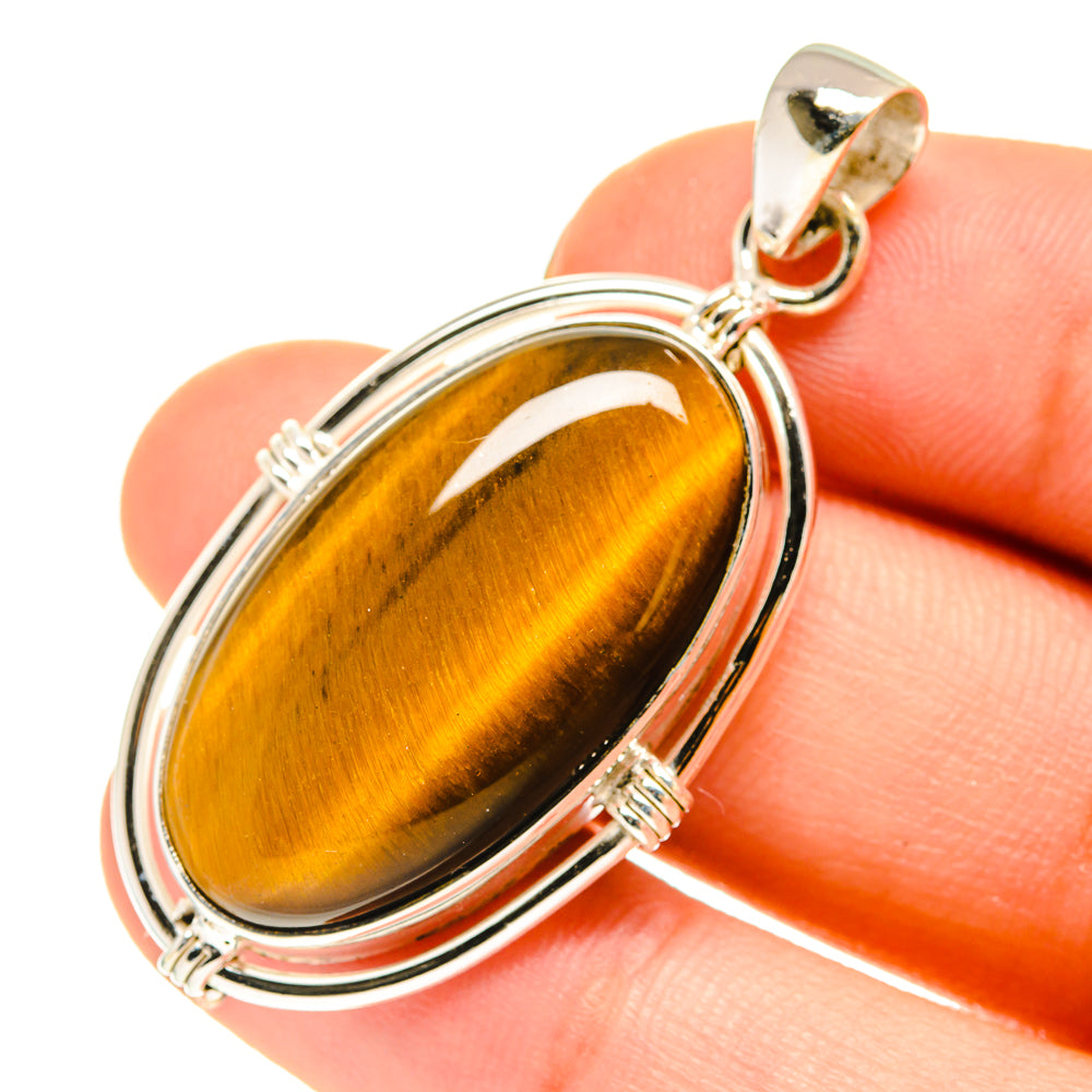 Tiger Eye Pendants handcrafted by Ana Silver Co - PD760461