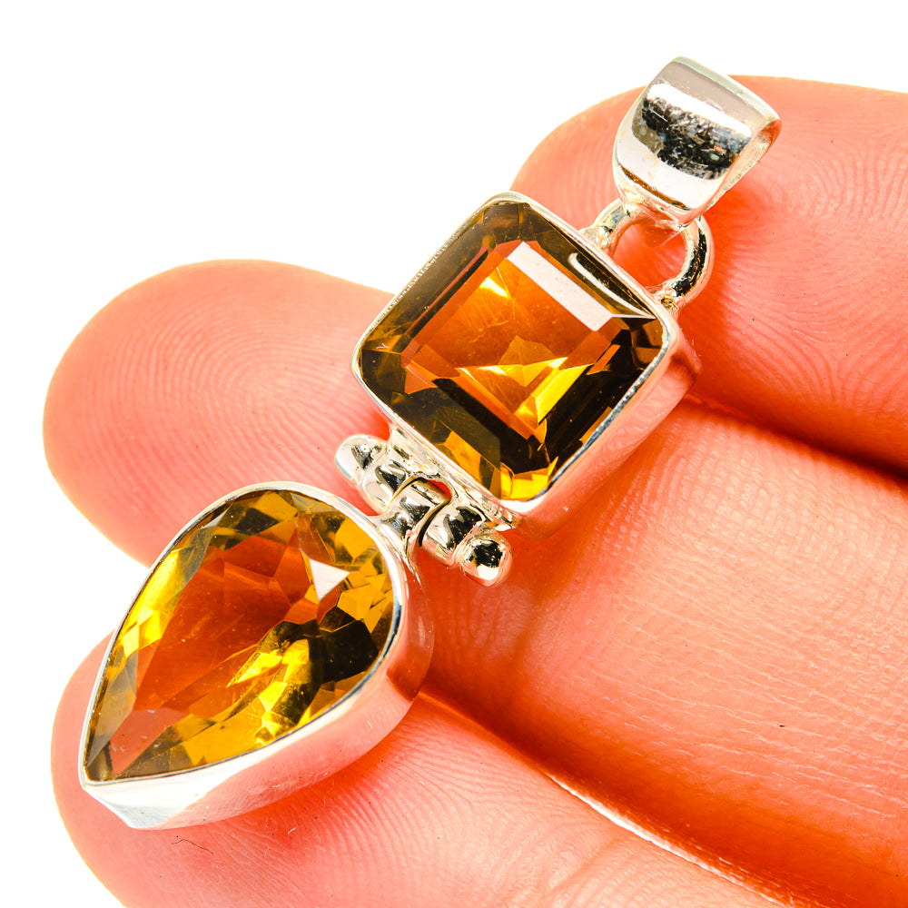 Citrine Pendants handcrafted by Ana Silver Co - PD760462