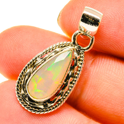Ethiopian Opal Pendants handcrafted by Ana Silver Co - PD760477