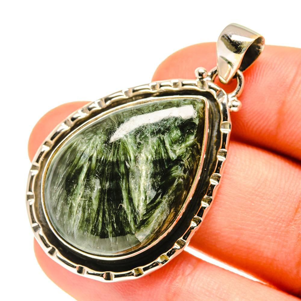 Seraphinite Pendants handcrafted by Ana Silver Co - PD760482