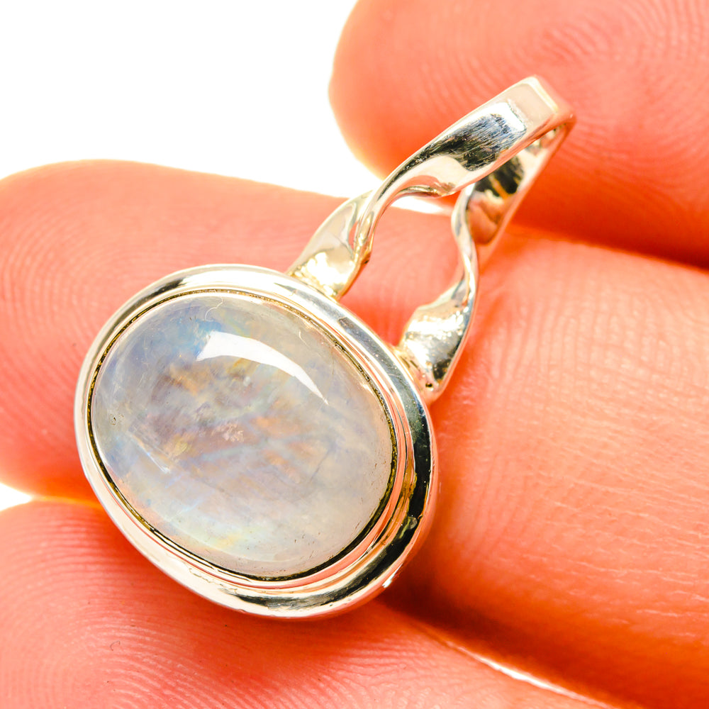 Rainbow Moonstone Pendants handcrafted by Ana Silver Co - PD760485