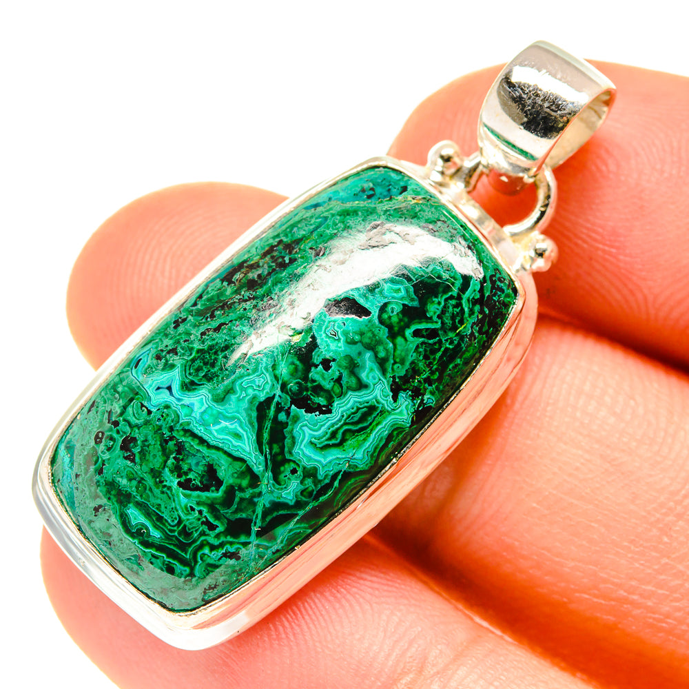 Chrysocolla Pendants handcrafted by Ana Silver Co - PD760487