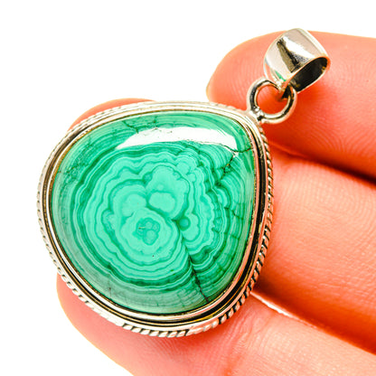 Malachite Pendants handcrafted by Ana Silver Co - PD760488