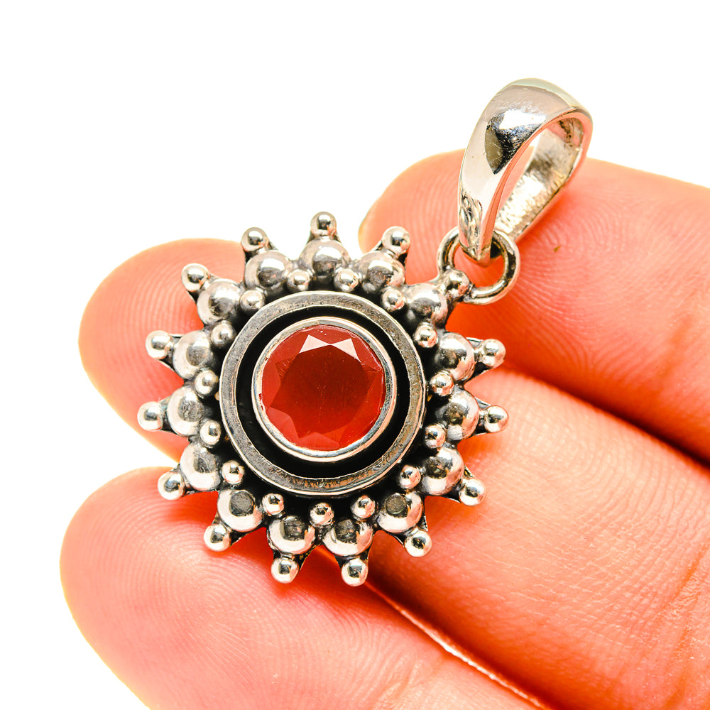 Carnelian Pendants handcrafted by Ana Silver Co - PD760511