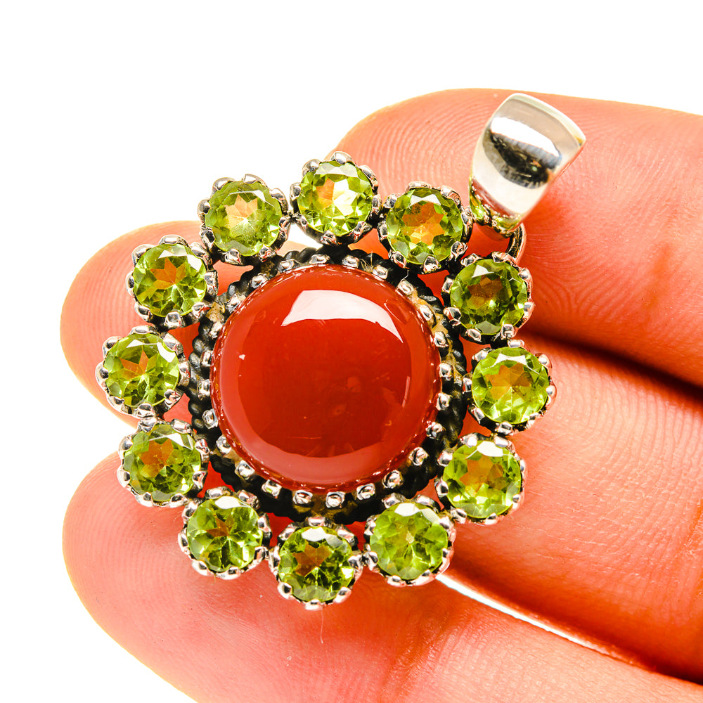Carnelian Pendants handcrafted by Ana Silver Co - PD760512