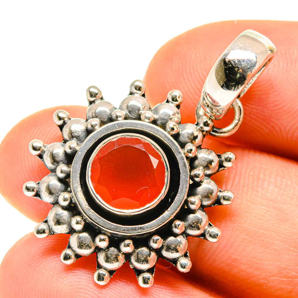 Carnelian Pendants handcrafted by Ana Silver Co - PD760513