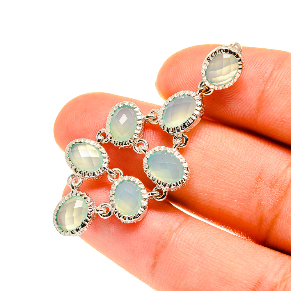 Aqua Chalcedony Pendants handcrafted by Ana Silver Co - PD760517