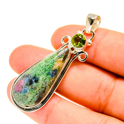 Ruby Fuchsite Pendants handcrafted by Ana Silver Co - PD760520