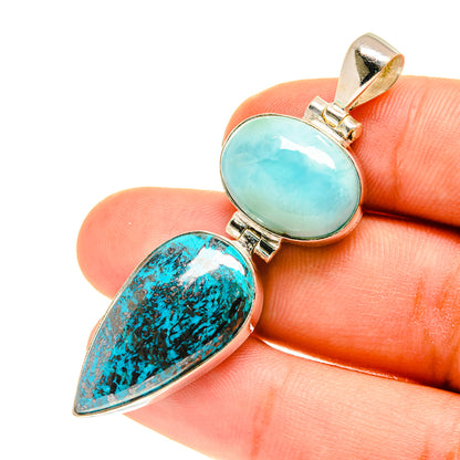 Shattuckite Pendants handcrafted by Ana Silver Co - PD760533