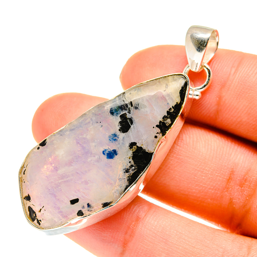 Rainbow Moonstone Pendants handcrafted by Ana Silver Co - PD760534