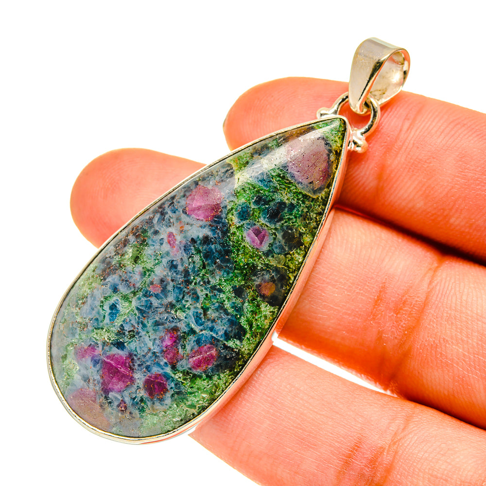 Ruby Fuchsite Pendants handcrafted by Ana Silver Co - PD760535