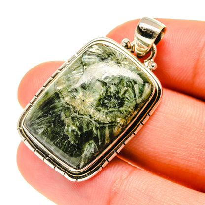 Seraphinite Pendants handcrafted by Ana Silver Co - PD760540