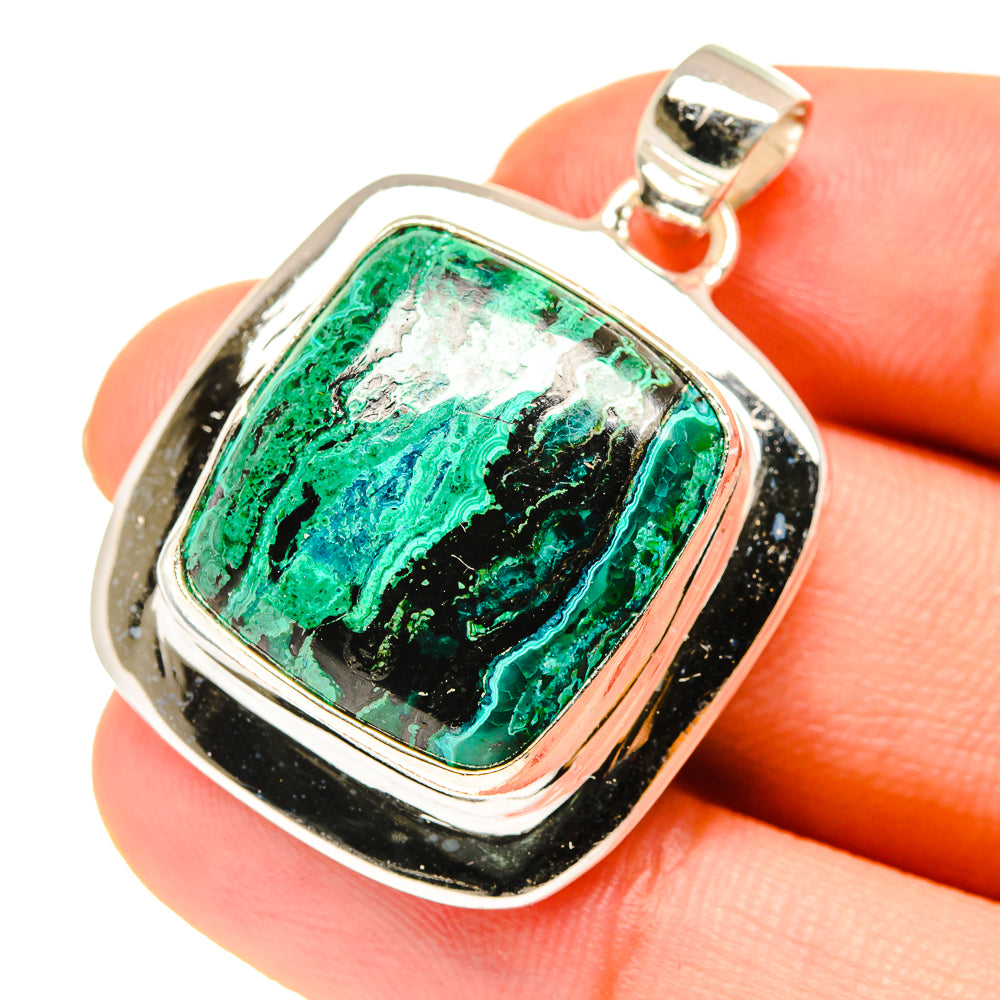 Chrysocolla Pendants handcrafted by Ana Silver Co - PD760541