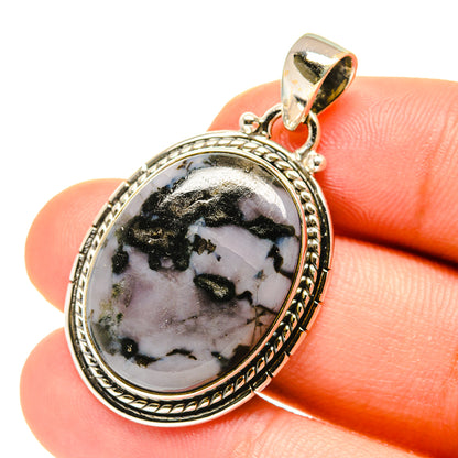 Gabbro Stone Pendants handcrafted by Ana Silver Co - PD760547