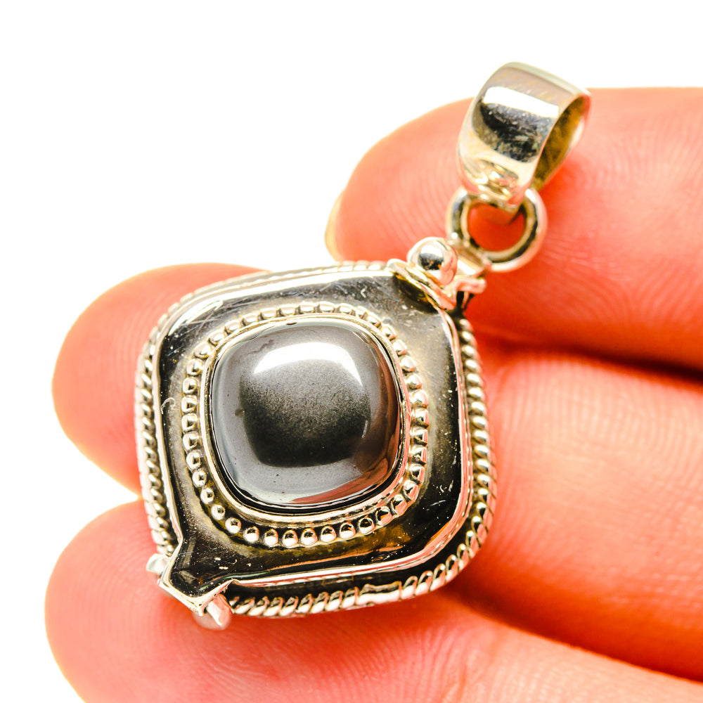 Hematite Pendants handcrafted by Ana Silver Co - PD760558