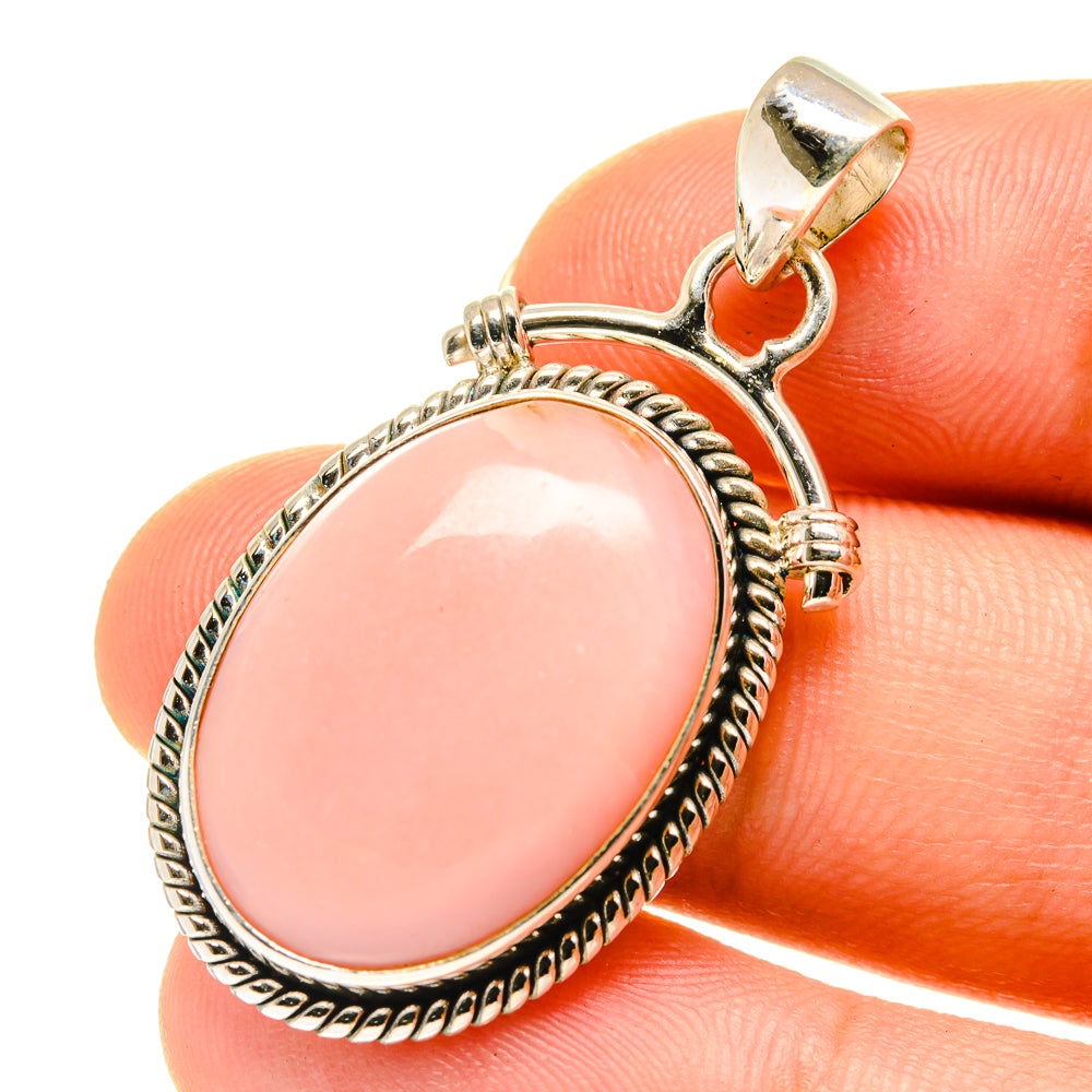 Pink Opal Pendants handcrafted by Ana Silver Co - PD760564