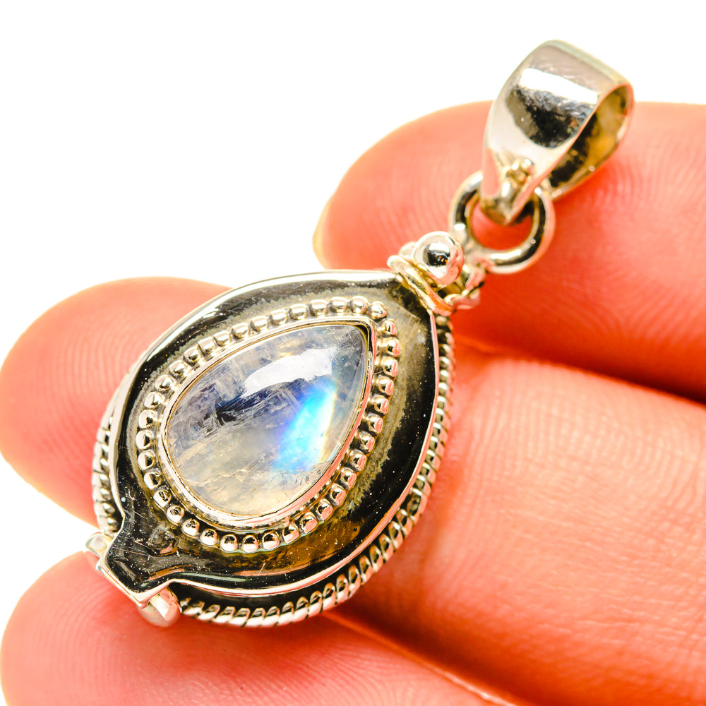 Rainbow Moonstone Pendants handcrafted by Ana Silver Co - PD760567