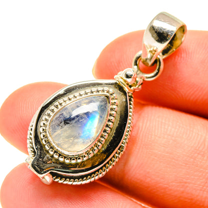 Rainbow Moonstone Pendants handcrafted by Ana Silver Co - PD760567